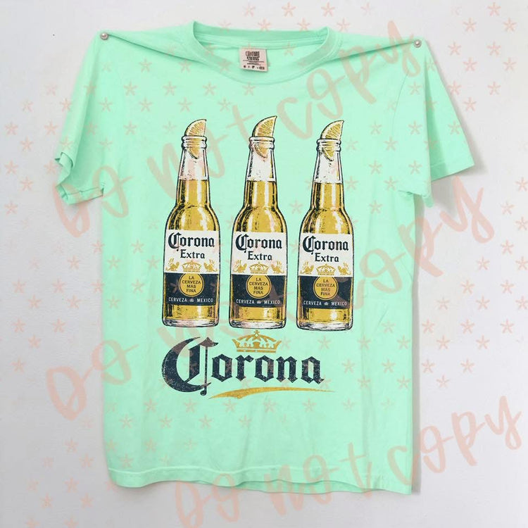 Summer Muted Corona Comfort Colors Graphic Tee