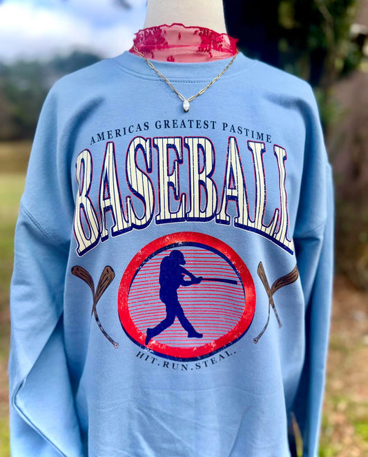 America’s Greatest Pastime Baseball Sweatshirt