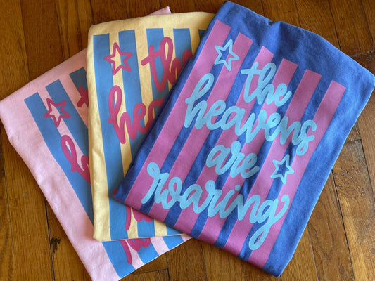 The Heavens are Roaring Faith Comfort Colors Graphic Tee