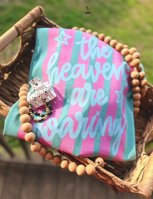 The Heavens are Roaring Faith Comfort Colors Graphic Tee