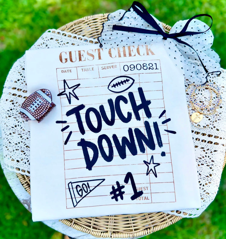 Guest Check Touchdown Football Comfort Colors