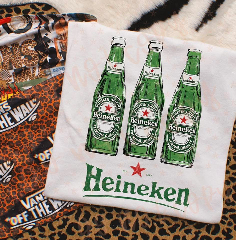 Summer Muted Heineken Comfort Colors Graphic Tee