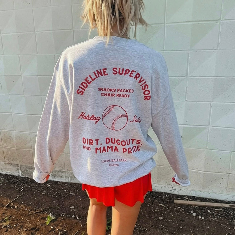 Sideline Supervisor Baseball Sweatshirt