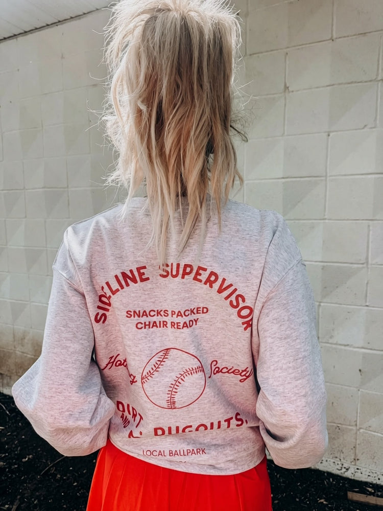 Sideline Supervisor Baseball Sweatshirt