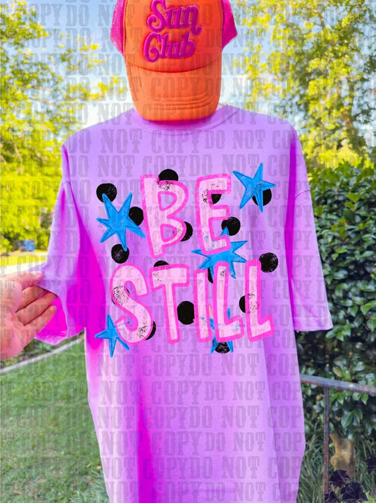 Be Still Faith Comfort Colors Graphic Tee