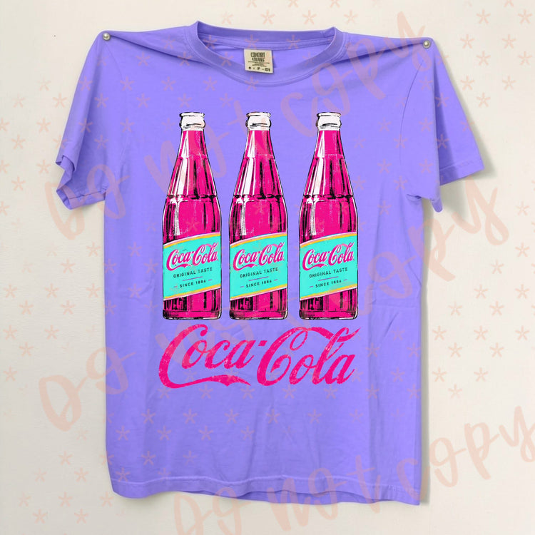 Summer Neon Cola Comfort Colors Graphic Tee