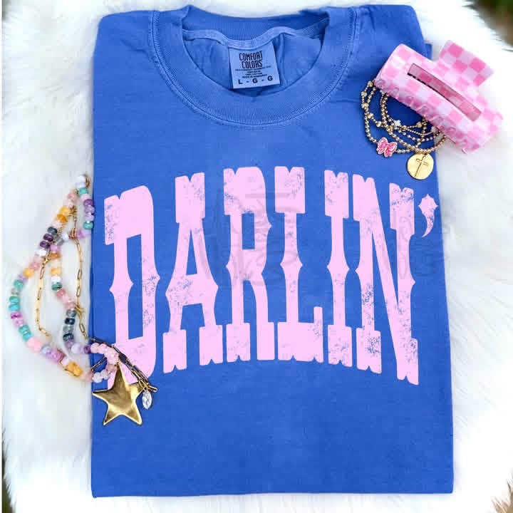 Darlin’ Western Comfort Colors Graphic Tee