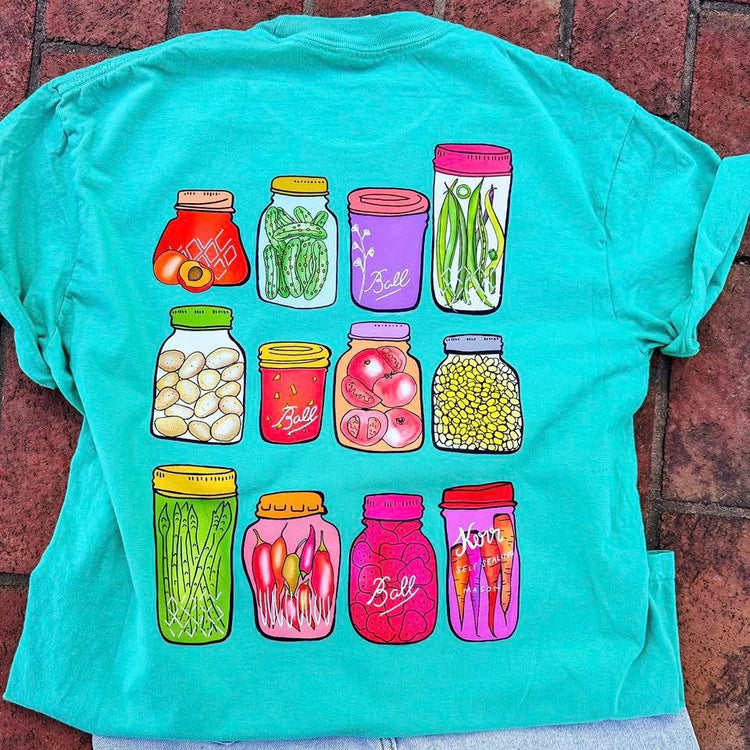 Canning Season Farming Western Comfort Colors Graphic Tee