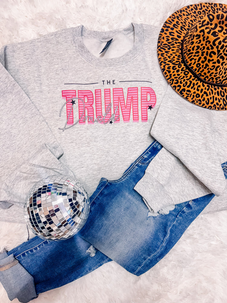 The Donald Trump Pink Political Sweatshirt