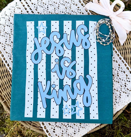 Jesus is King Comfort Colors Graphic Tee