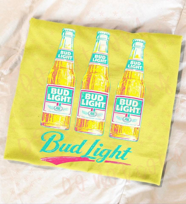Summer Neon Bud Comfort Colors Graphic Tee