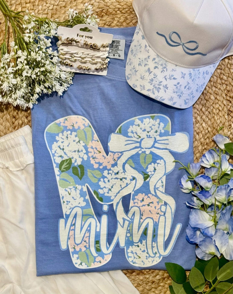 Floral Spring Mimi Comfort Colors Graphic Tee