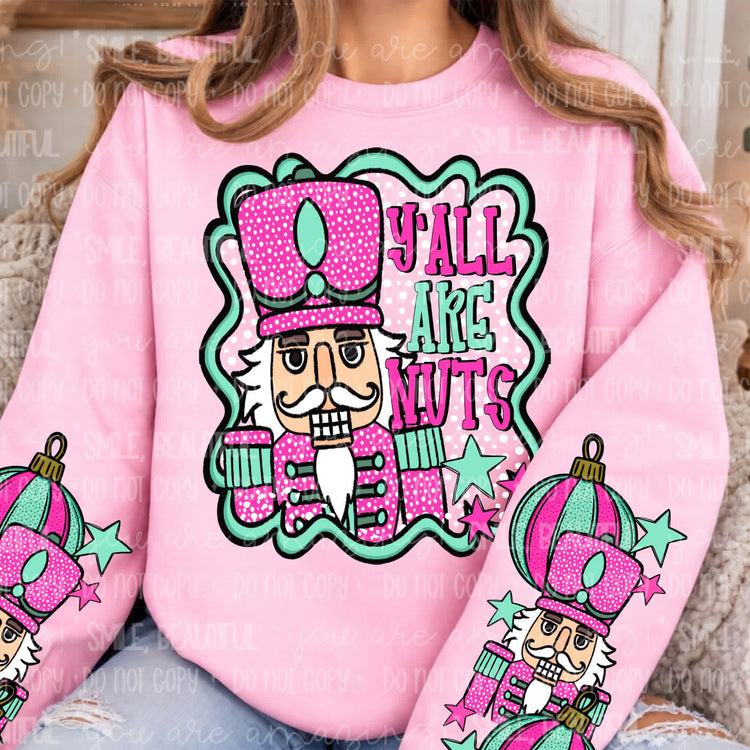 Yall are Nuts Christmas Sweatshirt