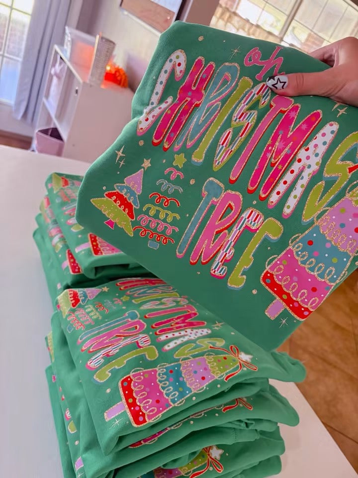 Oh Christmas Tree Comfort Colors Tee