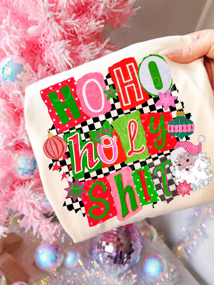 Ho Ho Holy S Christmas Comfort Colors Tee