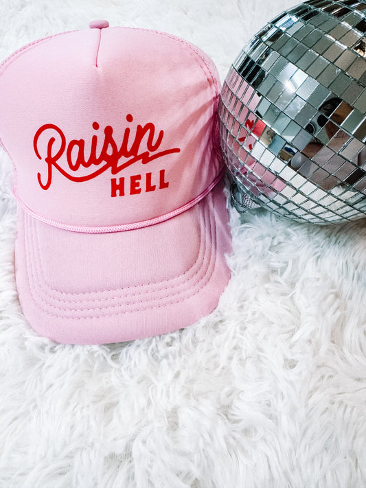 Raisin' Hell Western Otto Foam Trucker Hat