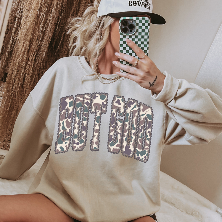 But God Camo Faith Sweatshirt