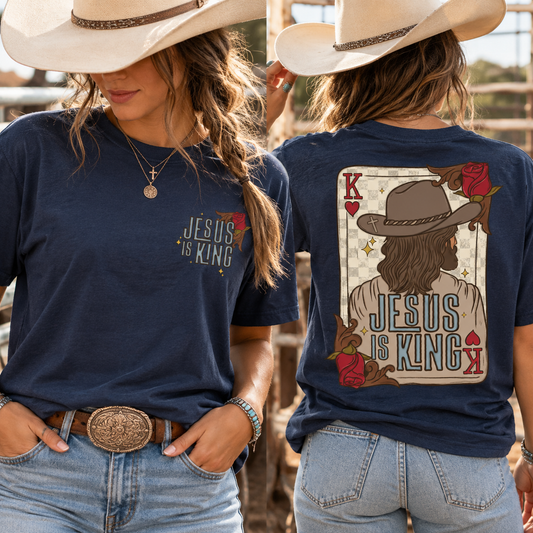 Jesus is King Faith Graphic Tee