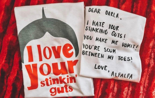 I Love your Stinking Guts Valentines Comfort Colors Graphic Tee