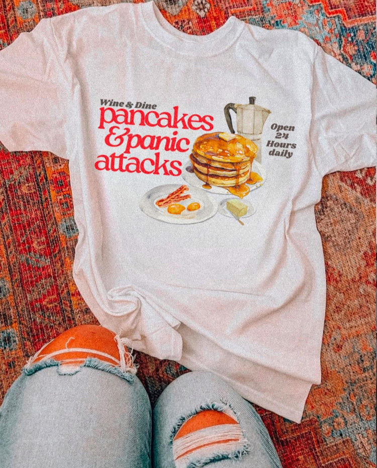 Pancakes & Panic Attacks Graphic Tee