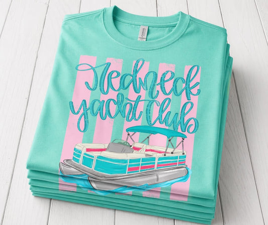 Redneck Yacht Club Summer Comfort Colors Graphic Tee
