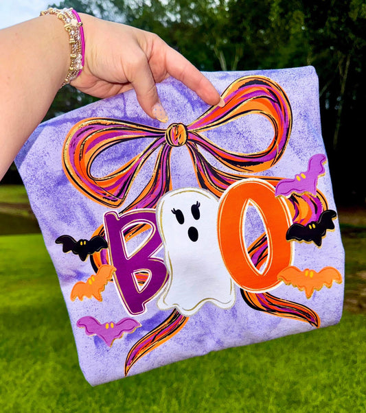 Coquette Boo Comfort Colors Colorblast Graphic Tee