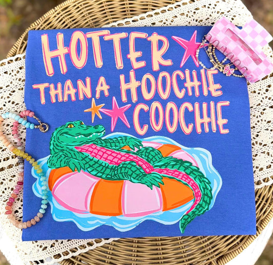 Hoochie Coochie Alligator Summer Comfort Colors Graphic Tee