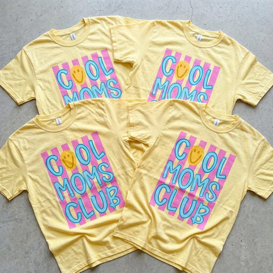 Cool Moms Club Comfort Colors Graphic Tee