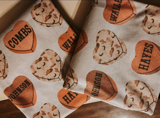 Country Music Valentines Comfort Colors Graphic Tee