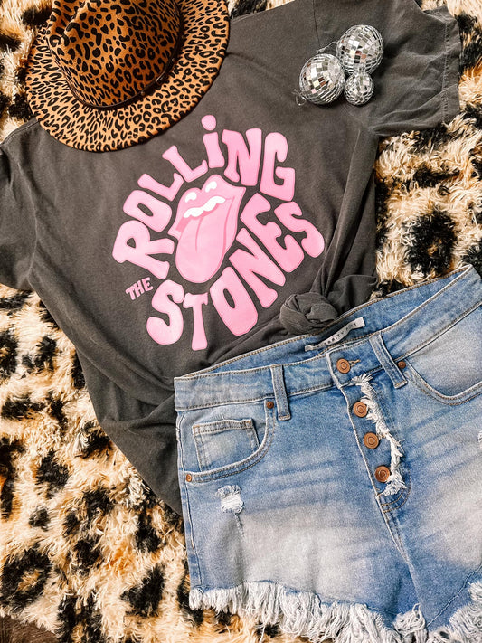 Pink Stones Graphic Tee
