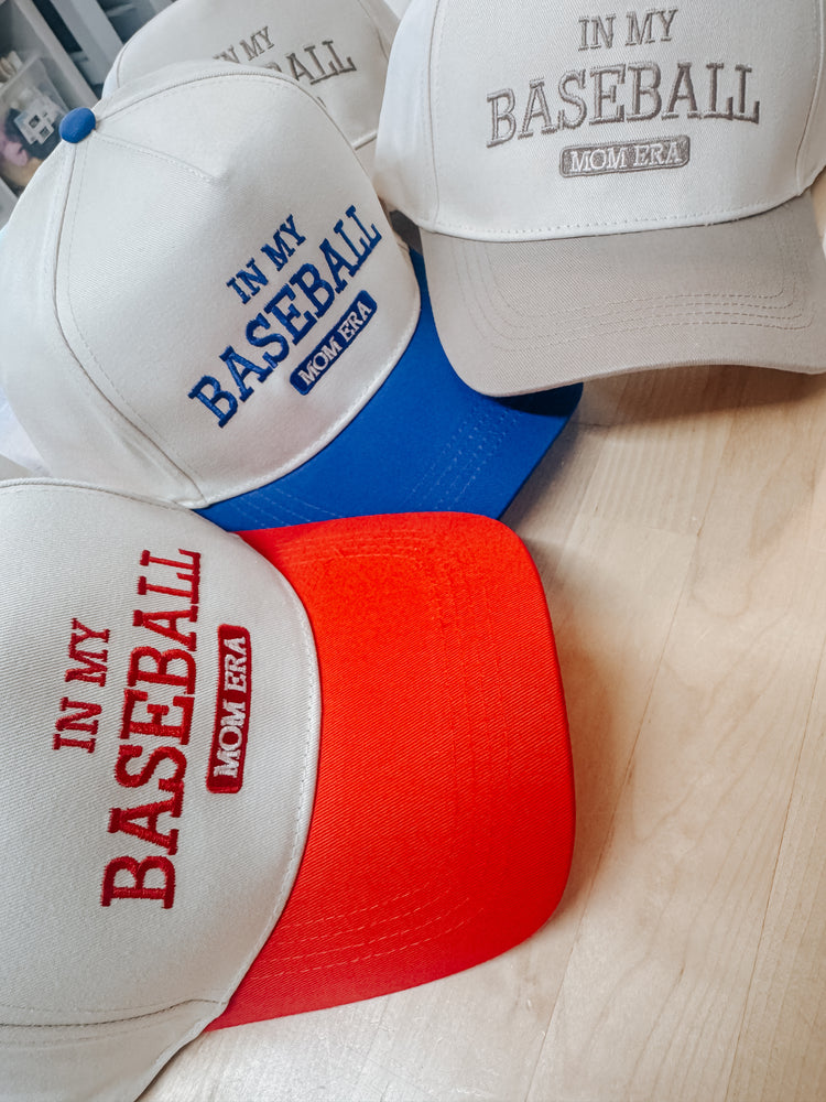 In my Baseball Era Red Embroidered Trucker Hat