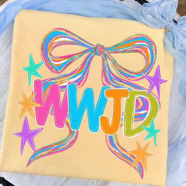 WWJD Coquette Comfort Colors Graphic Tee