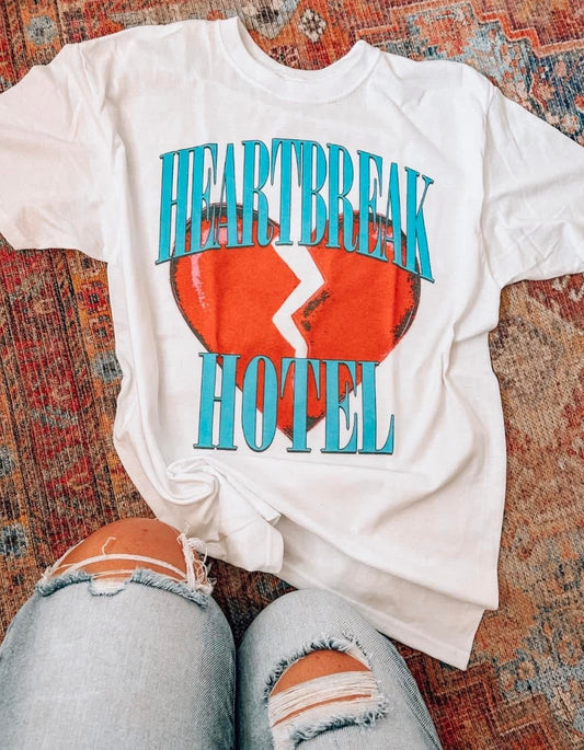 Heartbreak Hotel Valentines Comfort Colors Graphic Tee