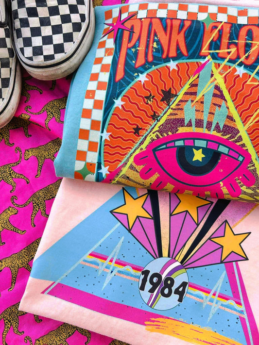 Vintage Pink Graphic Tee Comfort Colors