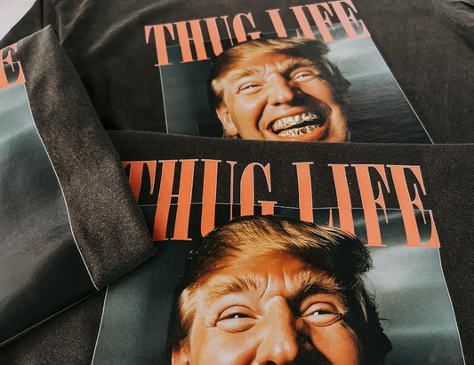 Thug Life Gold Teeth Trump Comfort Colors