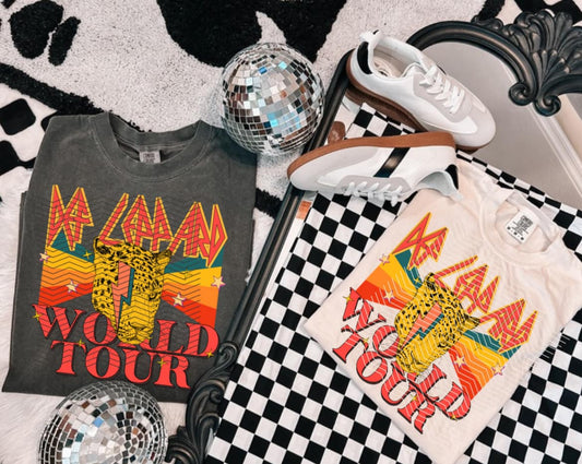 The Vintage World Tour Graphic Tee Comfort Colors