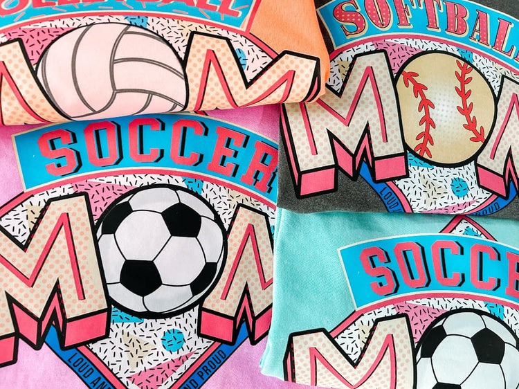 Trendy Drippy Soccer Mom Comfort Colors Graphic Tee