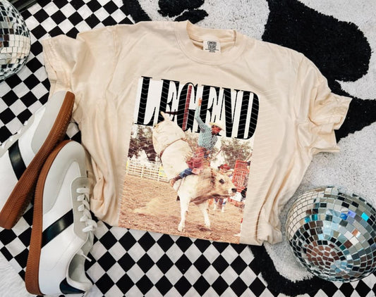 Legend Rodeo Western Comfort Colors Graphic Tee