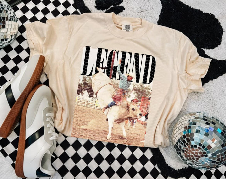 Legend Rodeo Western Comfort Colors Graphic Tee
