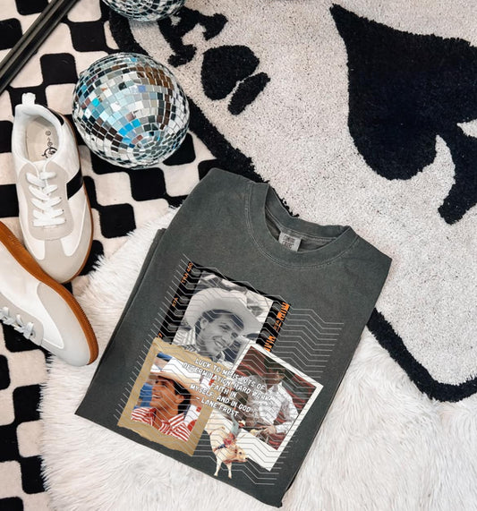 Vintage Frost Photo Collage Comfort Colors Graphic Tee
