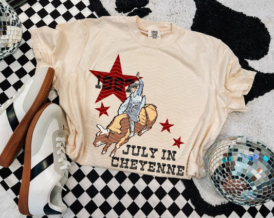July in Cheyenne Comfort Colors Graphic Tee