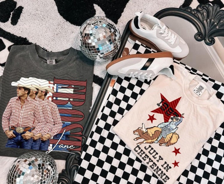 July in Cheyenne Comfort Colors Graphic Tee
