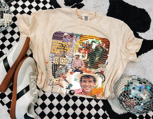 Vintage Frost Collage Comfort Colors Graphic Tee