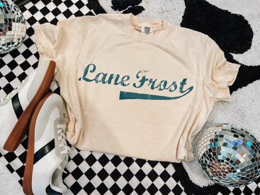 Vintage Baseball Frost Comfort Colors Graphic Tee