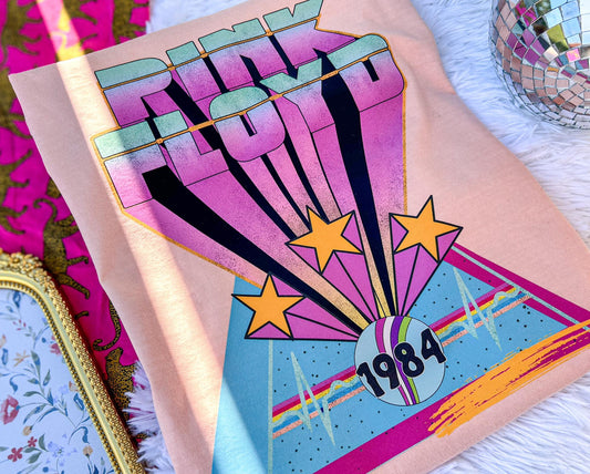 Vintage Pink Graphic Tee Comfort Colors