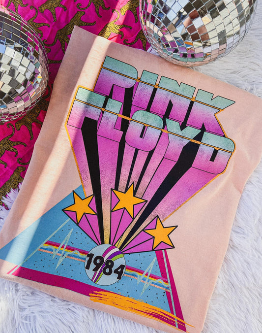 Vintage Pink Graphic Tee Comfort Colors