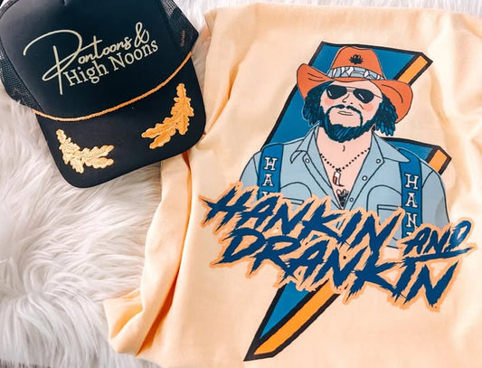 Hankin' & Drankin' Comfort Colors Tank Top
