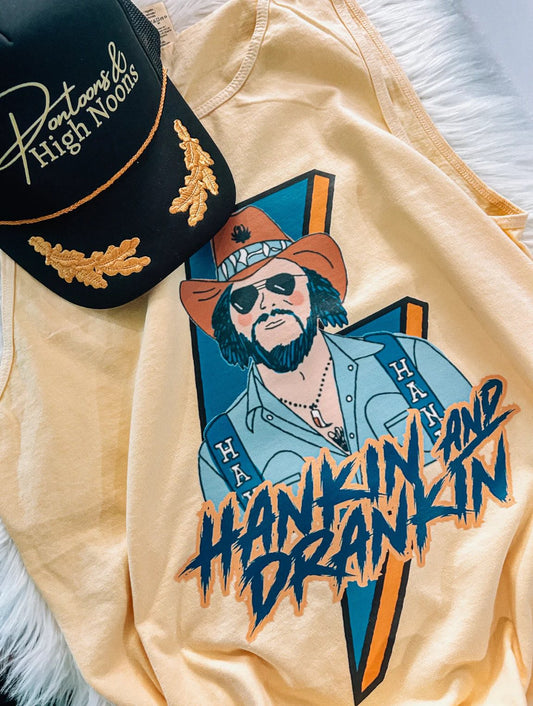 Hankin' & Drankin' Comfort Colors Tank Top