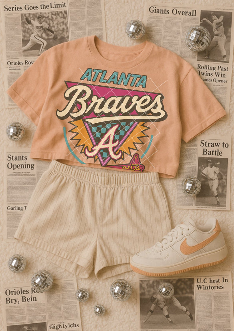 Braves Comfort Colors Graphic Tee