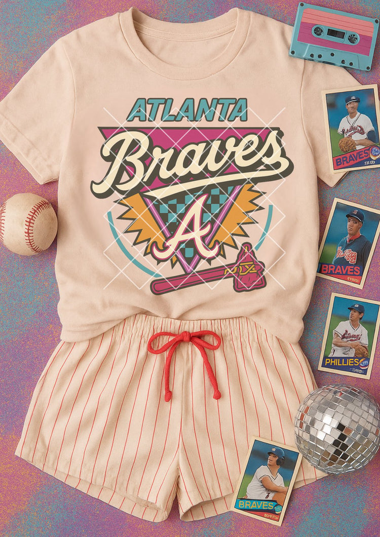 Braves Comfort Colors Graphic Tee